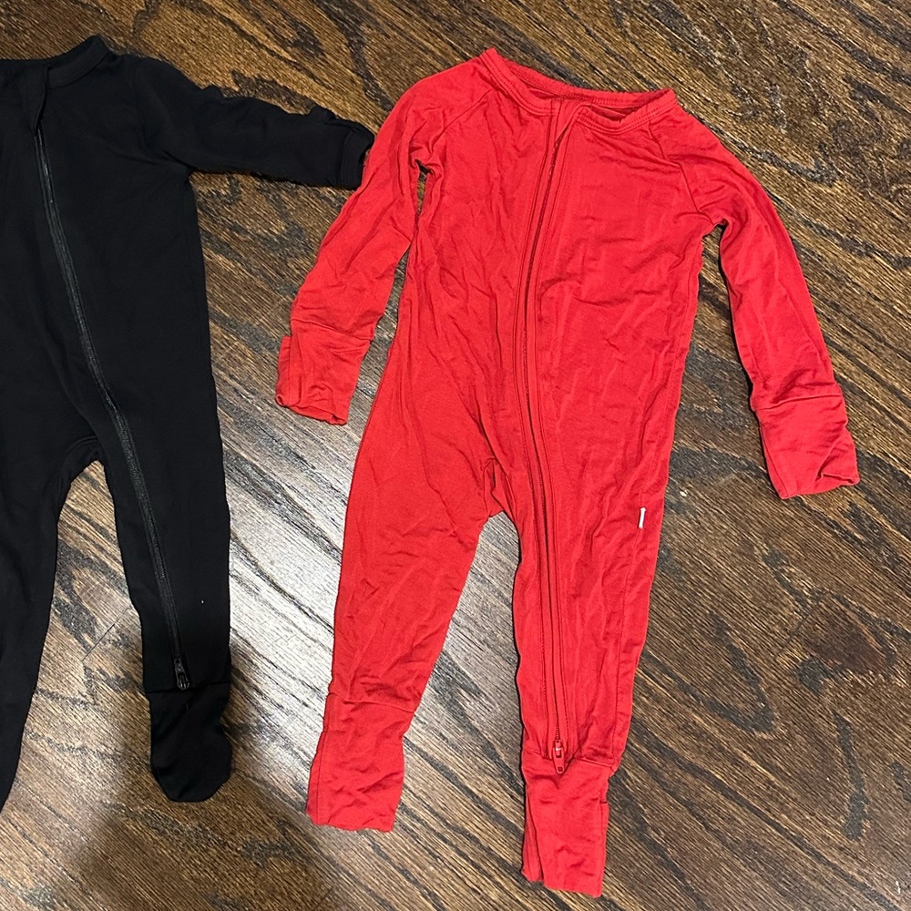 Little Sleepies Red Pajamas (0-3m)